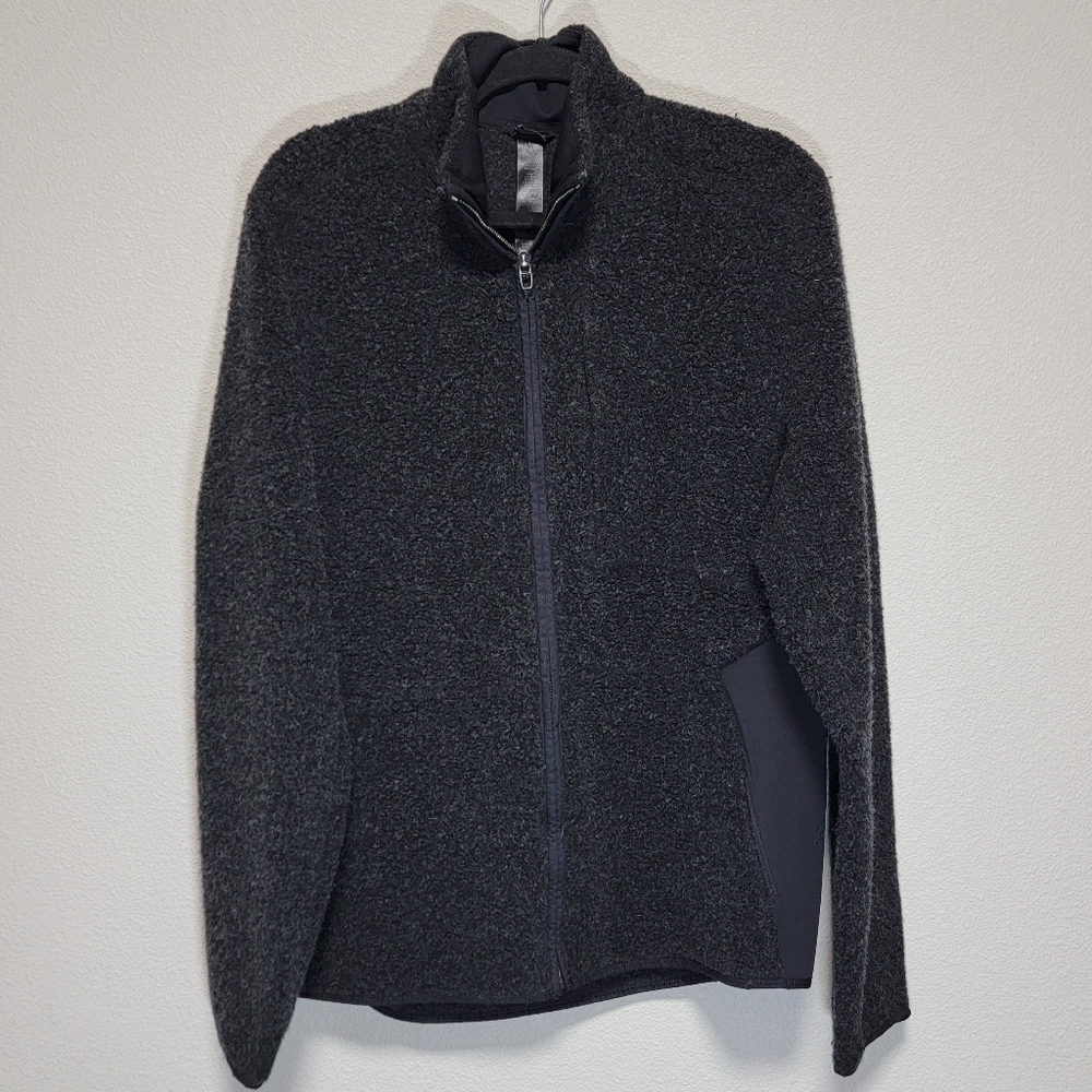 Lululemon Tundra Trek Sherpa Fleece Full Zip Wool Blend Jacket